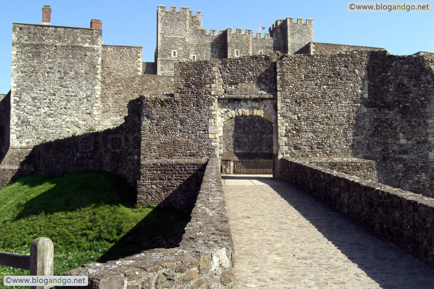 Dover Castle - Entrance leading to the inner curtain wall I